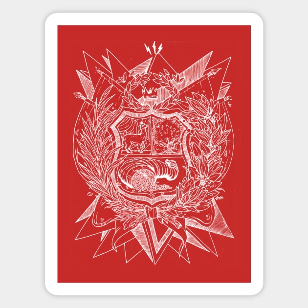 Peruvian Shield / Escudo Peruano Magnet by By_Russso